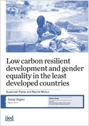 Low carbon resilient development and gender equality in the least developed countries